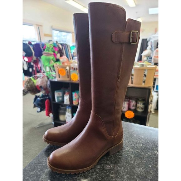 Timberland Women's Banfield Tall Waterproof Riding Boot, Size 7 - Picture 2 of 9
